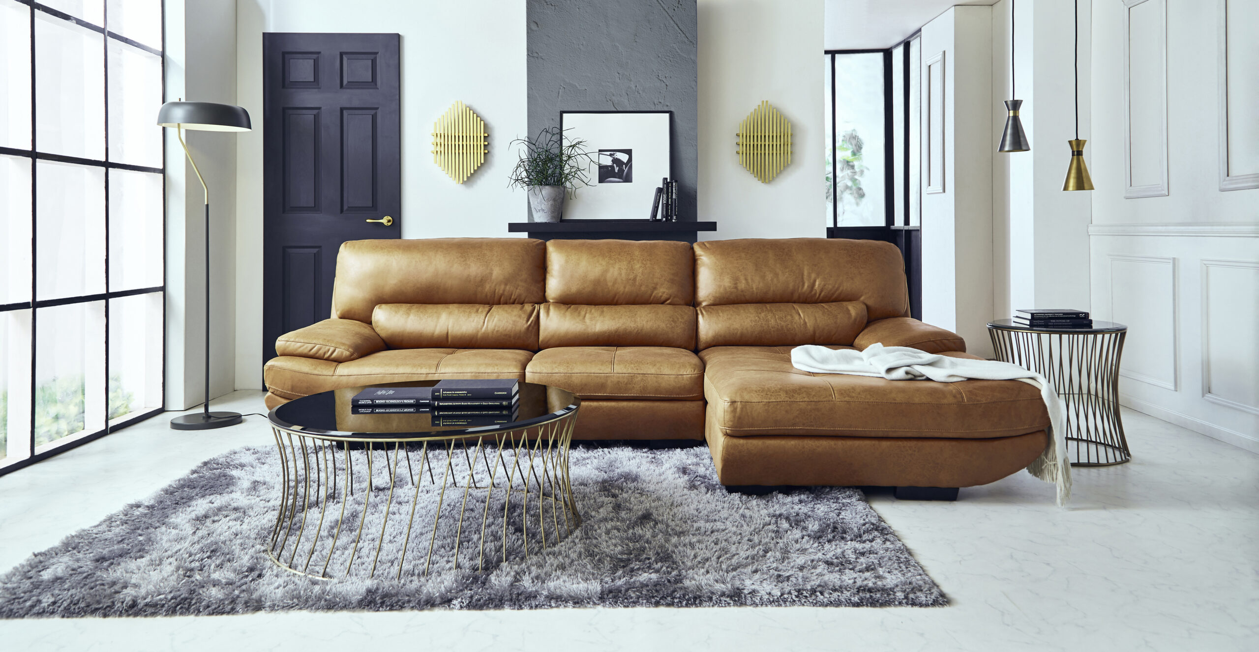 Relax Form おおっ LEATHERTEX TREVISO カウチソファ